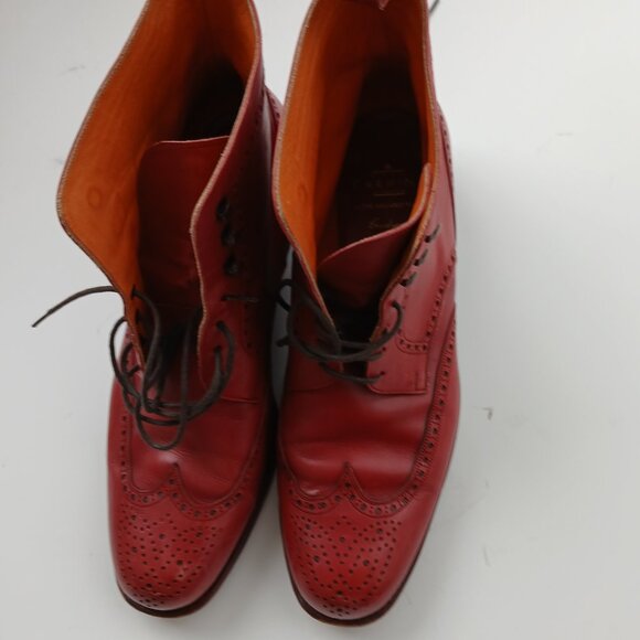 Dress Boots Carmina Shoemaker by Jose Pujadas Goodyer Hand Made Size 6 or 6.5 - Picture 7 of 16